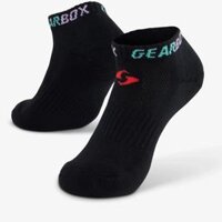 Gearbox No-Show Socks - Black/Green/Purple/Red