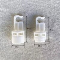Geberit GEBERIT Bồn cầu Van đầu vào Kẹp nhựa Nhà vệ sinh Van nước trên Phụ kiện khóa màu trắng