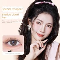 Gecomo Bút Kẻ Mắt Hai Đầu Matte Shimmering Làm Sáng Chống Thấm Nước Lâu Mắt Trang Điểm BF1