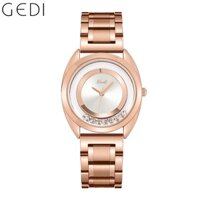 GEDI Đồng Hồ Đeo Tay Bằng Thép 8405 Thời Trang Cho Nữ