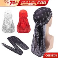 Geebon Durag dành cho nam Bandana Băng đô đuôi dài Mũ cướp biển cưỡi ngựa ngoài trời Băng đô