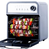 Geek Chef GM25S 2.6 Quart 7 Speed Tilt Head Stand Mixer with Attachments, Silver