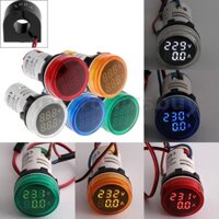 Geekcreit® 2in1 22mm AC50-500V 0-100A Amp Vôn kế Ampe kế Ampe kế Đồng hồ đo dòng điện áp có CT Au23