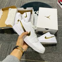 [GeekSneaker] Giày Jordan 1 Low Metallic Gold GIẢM GIÁ 30%  .