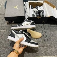 [GeekSneaker] Giày Jordan 1 Low Shadow Smoke Grey (Xám Đen Trắng) :