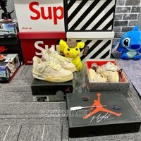 [GeekSneaker] Giày Jordan 4 x OFF WHITE " SAIL" Phiên Bản Cao Cấp giảm giá 20 % CHÀO HÈ  2021