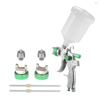 Geevorks Gravity Feed Air Spray HVLP Sprayer Paint với cốc 600ML 1.4mm 1.7mm 2.0mm Vòi phun để vẽ tranh nội thất ô tô tường