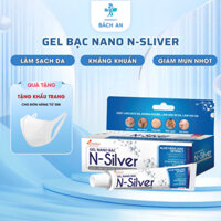 Gel Bạc Nano N-Silver N-BioTech Làm Sạch Da, Kháng Khuẩn, Giảm Mụn Nhọt, Viêm Da Tuýp 25g