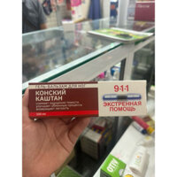 Gel Balm 9.1.1 100ml của Nga - Gel bôi suy giãn tĩnh mạch, giúp giảm cảm giác nặng nề ở chân, phục hồi da