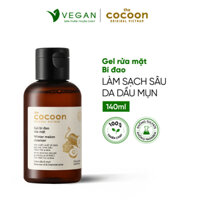 Gel bí đao rửa mặt (sữa rửa mặt) Cocoon 140ml làm sạch chuyên sâu, giảm dầu & mụn thuần chay