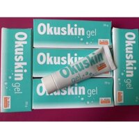 Gel bôi bỏng nặng, liền nhanh vết thương hở vết thương sau phẫu thuật Okuskin gel tuýp 30g date trên 2 năm