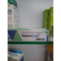 gel bôi bỏng và vết thương nanocoll (nano coll), tuýp 10g