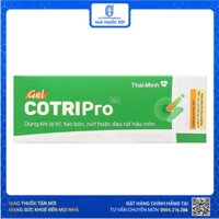 Gel bôi CotriPro làm dịu và săn se da trong trường hợp trĩ, táo bón tuýp 25g