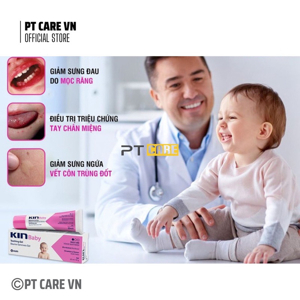 Gel Bôi Giảm Sưng Nướu Và Tay Chân Miệng Kin Baby 30ml