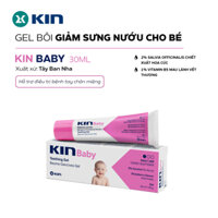 Gel Bôi KIN Baby Giảm Sưng Nướu, Tay Chân Miệng, Nhiệt Niệng, Giảm Đau Khi Mọc Răng Cho Bé 30ml