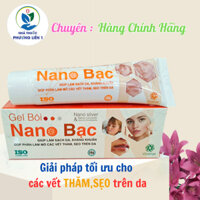 GEL BÔI NANO BẠC Làm mờ vết thâm, sẹo trên da - Xử lý herpes, thủy đậu, zona...tuýp 20g