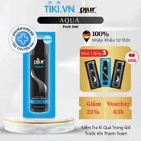 Gel bôi trơn gốc nước Pjur Aqua 2ml  không chứa chất béo, dầu hoặc nước hoa dưỡng ẩm bao vệ da