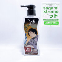 Gel Bôi Trơn Nhật Bản Cao Cấp VB Lubricant Tạo Ấm 170ml  Bao Cao Su Sagami 3 Chiếc - 100 Hàng Chính Hãng - Che Tên Sản Phẩm