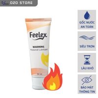 Gel bôi trơn quan hệ cao cấp Feelex Personal Lubricant dung tích 50ml - Ấm nóng