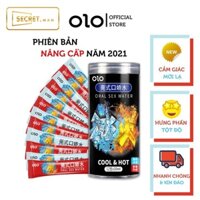 Gel bôi trơn quan hệ miệng OLO  Oral Sex Water, gel bôi trơn tăng khoái cảm 1 hộp 12 gói- tặng 1 bcs olo