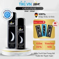 Gel bôi trơn silicone Pjur Original cho nam nữ chai 100ml có hiệu quả cao, không gây bết dính an toàn cho mọi loại da - 100ml