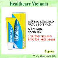 Gel Cải Thiện Sẹo Vừa, Sẹo Lõm, Sẹo Thâm Hiruscar Tuýp 5g