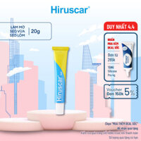 Gel cải thiện sẹo vừa, sẹo lõm, sẹo thâm Hiruscar Gel 20g