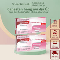 GEL CANESTEN 3 DAYS - 6 DAYS kem đặt hỗ trợ giảm viêm phụ khoa  [HÀNG ÚC ĐỦ BILL- che tên]