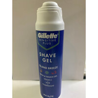 Gel cạo râu Gillette Sensitive Sensibile Shave Gel 198g