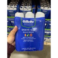 Gel cạo râu Gillette Sensitive Plus Shave Gel - EDS Mart