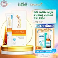 Gel chấm mụn Decumar THC Nano Nghệ Trắng giúp làm sạch sáng da viêm thâm mụn (Tuýp 20gr)