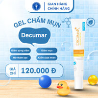 Gel Chấm Mụn và Mờ Thâm Decumar Nano Curcumin THC 20gr - Hỗ trợ làm giảm mụn và cải thiện thâm sẹo hiệu quả