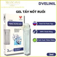 Gel Chấm Tẩy Nốt Ruồi Dvelinil (3ml) Xuất Xứ Nga Chính Hãng, Mờ Sẹo, Mụn Cóc, Mụn Thịt