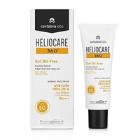 Gel chống nắng dành cho da nhờn, da hỗn hợp Heliocare 360 Gel Oil free SPF 50 50ml