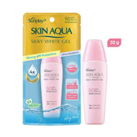 Gel Chống Nắng Sunplay Skin Aqua Silky White Gel SPF50+ PA++++ 30g