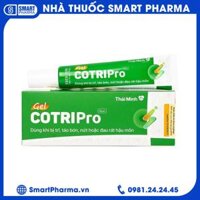 Gel Cotripro Thái Minh hỗ trợ cho người bị trĩ, táo bón, nứt hoặc đau rát hậu môn (25g)