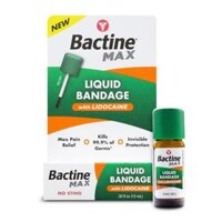 Gel dán lành vết thương Bactine MAX LIQUID BANDAGE with LIDOCAINE bảo vệ và làm sạch vết thương không thấm nước của Mỹ