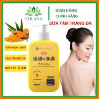 Gel Đào Thải Mụn Nghệ Đỏ Yongu, Sữa Tắm Đánh Bay Mụn Lưng Dày Sừng Nang Lông, Không Để Lại Thâm  300ml - Solana Viet Nam
