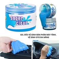 Gel dẻo vệ sinh làm sạch bụi bẩn bàn phím máy tính, bàn phím laptop, nội thất ô tô.