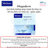 Gel Dinh Dưỡng Megaderm Giúp Mượt Da Lông Và Hỗ Trợ Điều Trị Viêm Da - Giảm ngứa