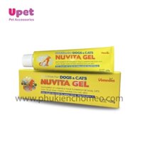 Gel dinh dưỡng Nuvita bổ sung vitamin , khoáng chất cho chó mèo thú cưng, giúp hấp thụ dinh dưỡng và tắng tính thèm ăn tuýp 120g