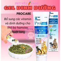 Gel dinh dưỡng PROCARE ( 50 Gr) 🐻 FREESHIP🐻 bổ sung dinh dưỡng hamster thỏ bọ chuột lang hamster