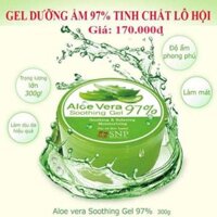 GEL DƯỠNG ẨM CHIẾT XUẤT LÔ HỘI 97% - 97% ALOE VERA SOOTHING GEL SNP