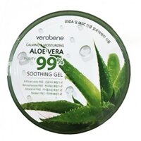 GEL DƯỠNG ẨM LÔ HỘI VEROBENE CALMING & MOISTURIZING ALOE VERA PURITY 99% SMOTHING