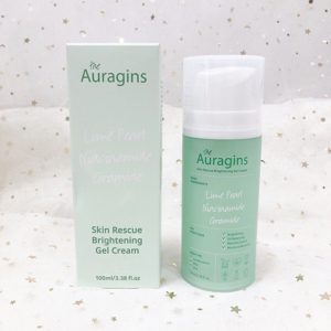 Gel dưỡng ẩm ngừa mụn, giảm thâm The Auragins Skin Rescue Brightening Gel Cream 100ml