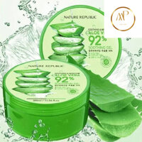 Gel Dưỡng Ẩm và Làm Dịu Da Nha Đam Nature Republic Aloe Vera 92% Soothing Gel 300ml - Hàn Quốc chính hãng