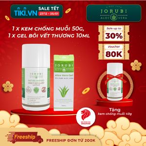 Gel dưỡng da Aloe Vera làm lành vết thương