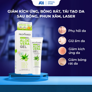 Gel dưỡng da Aloe Vera làm lành vết thương