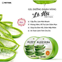 GEL DƯỠNG DA PRETTYSKIN ALOEVERA SOOTHING GEL (NHẬP KHẨU) 300ML