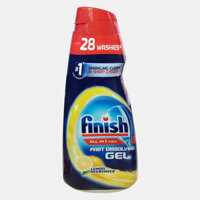 Gel Finish All in 1 max cho máy rửa bát – Chai 700ml hương chanh